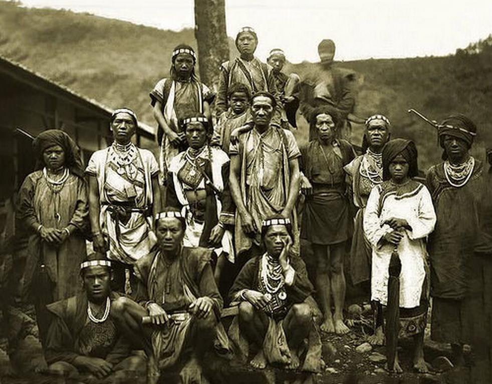 Taiwan Aborigines, Bunun Tribe, Formosa, 1900