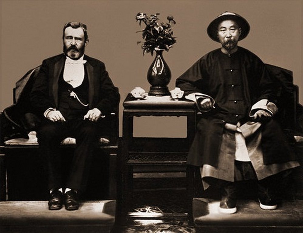 Ulysses S. Grant & Li Hung Chang, Tientsin, China, 1896