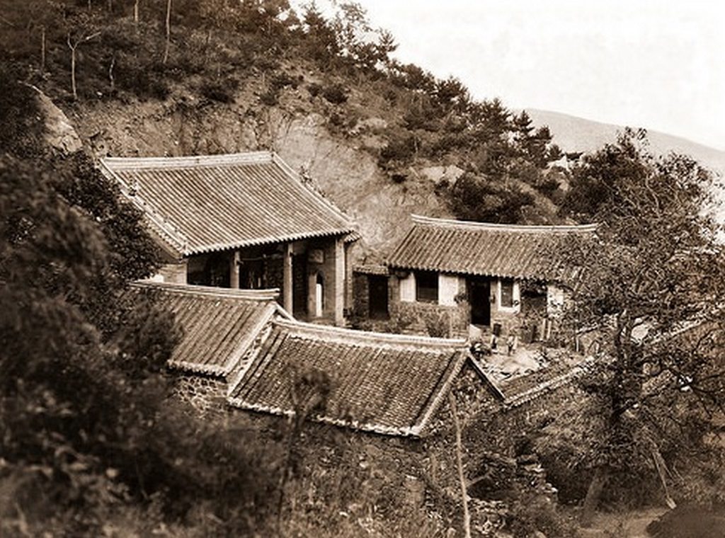 Forest Temple Near Chefoo, Shantung, China, 1895