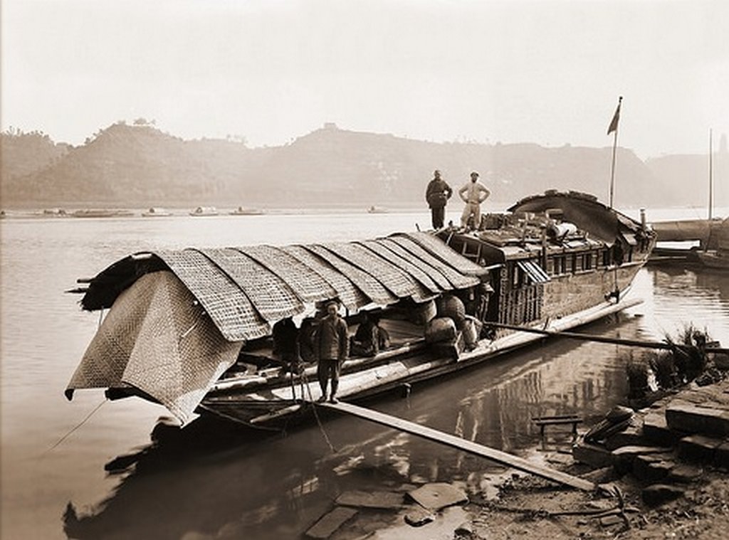 The Harvard Houseboat, Kiating Fu, China, 1908