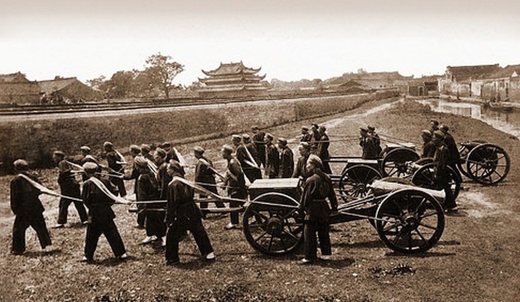 Mercenary Artillerymen Supplied With Guns & Ammunition by the British, 1880