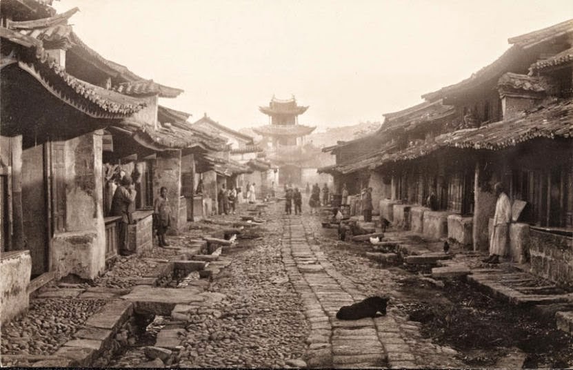 Main street, Meng tse, 1900