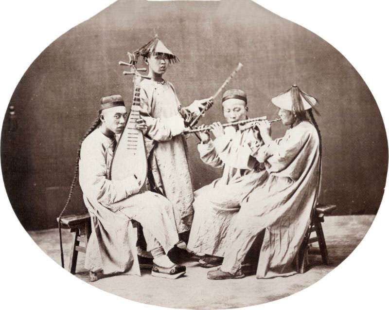 Musicians, Shanghai, 1864