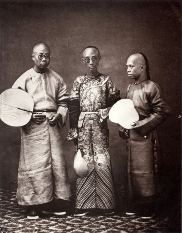 Chinese translators, Canton, 1861