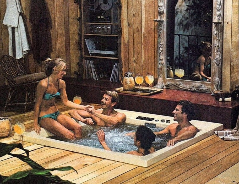 Beautiful Retro Jacuzzi Hot Tubs from the 1970s and 1980s