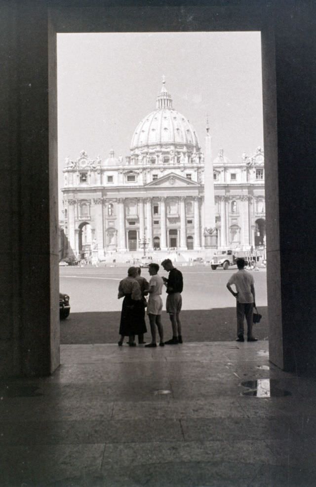 St. Peter's, Vatican City,1956
