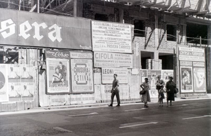 Via del Tritone,1956