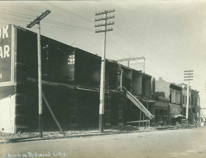 A Block in Redwood City.