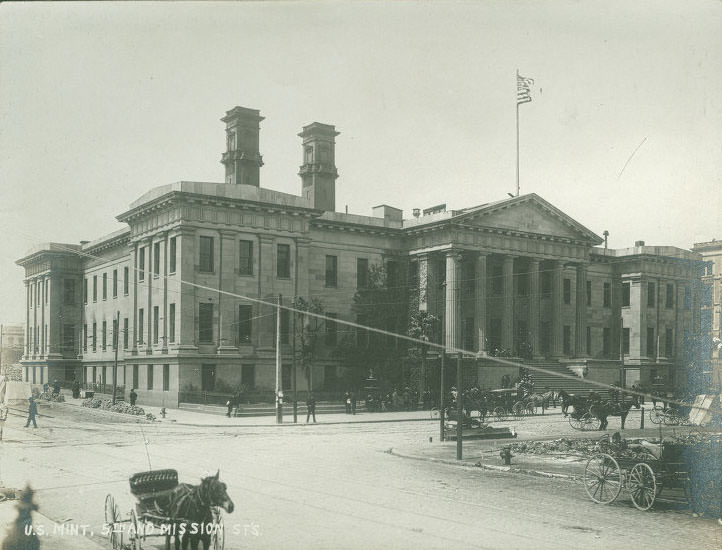 U.S. Mint, 5th and Mission Streets.