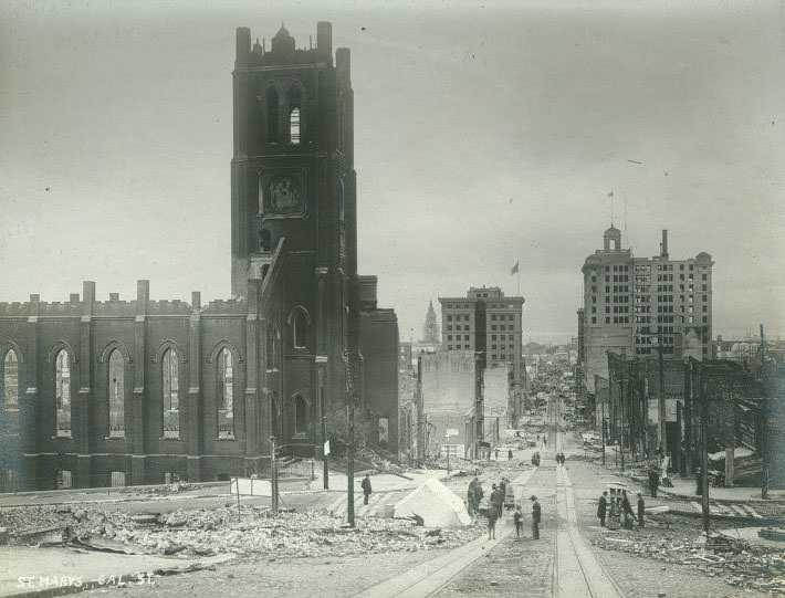 St. Mary's, California Street.