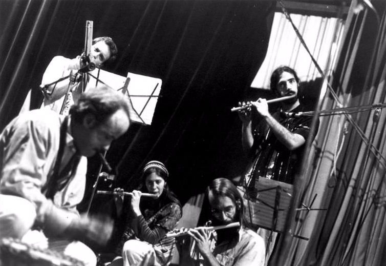 Musicians at the Farm, San Francisco, 1975