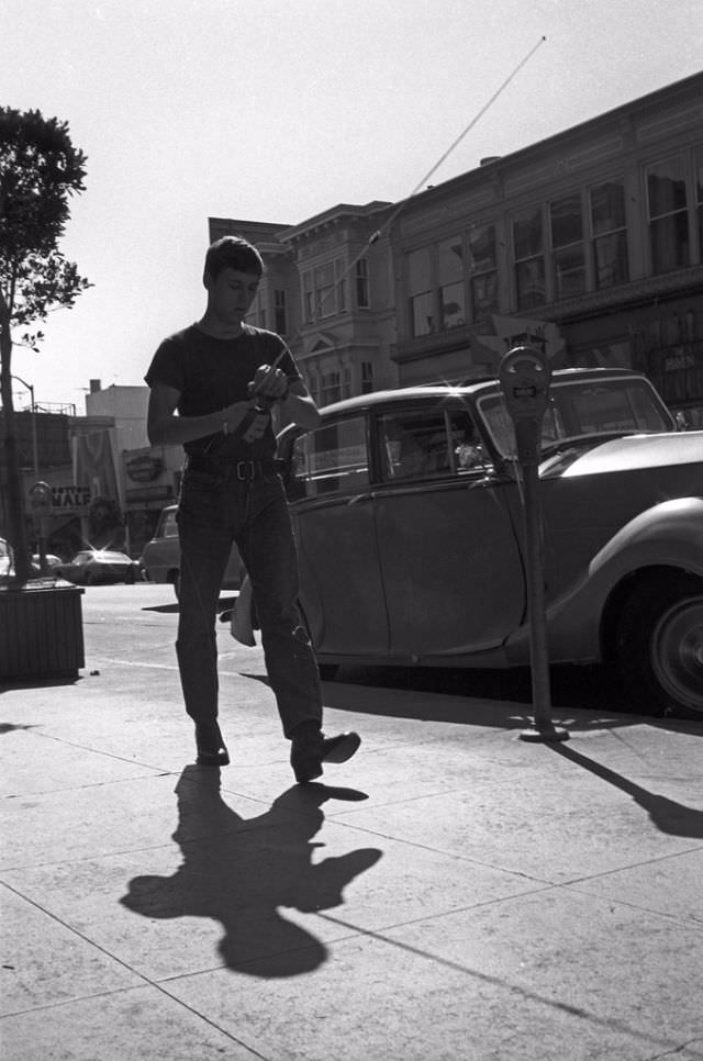 Polk Street in San Francisco, 1975