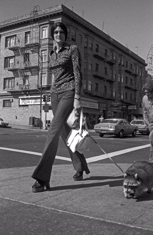 Polk Street in San Francisco, 1975