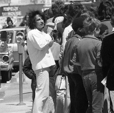 People Lining up for Star Wars at the Coronet Theatre in San Francisco, 1977