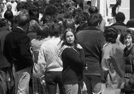 People Lining up for Star Wars at the Coronet Theatre in San Francisco, 1977