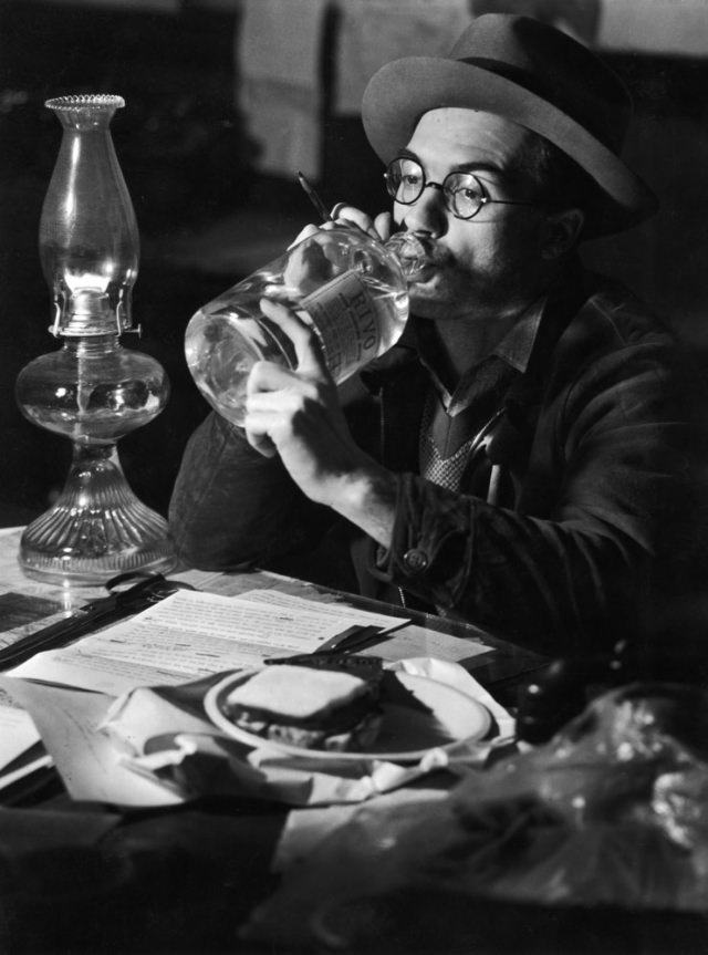 Boiled water was the only safe water for drinking in the flooded city.