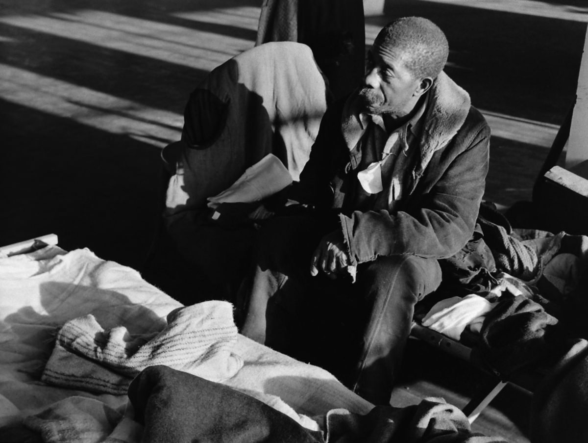 Homeless in Louisville, Kentucky, during the Great Ohio River Flood, 1937.