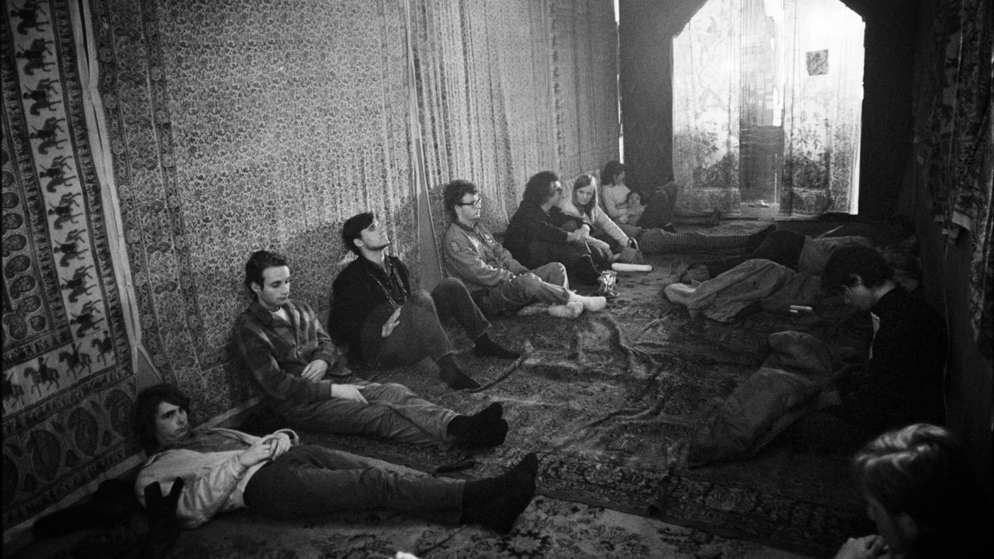 A drug den behind a store front on Haight Street in 1967.