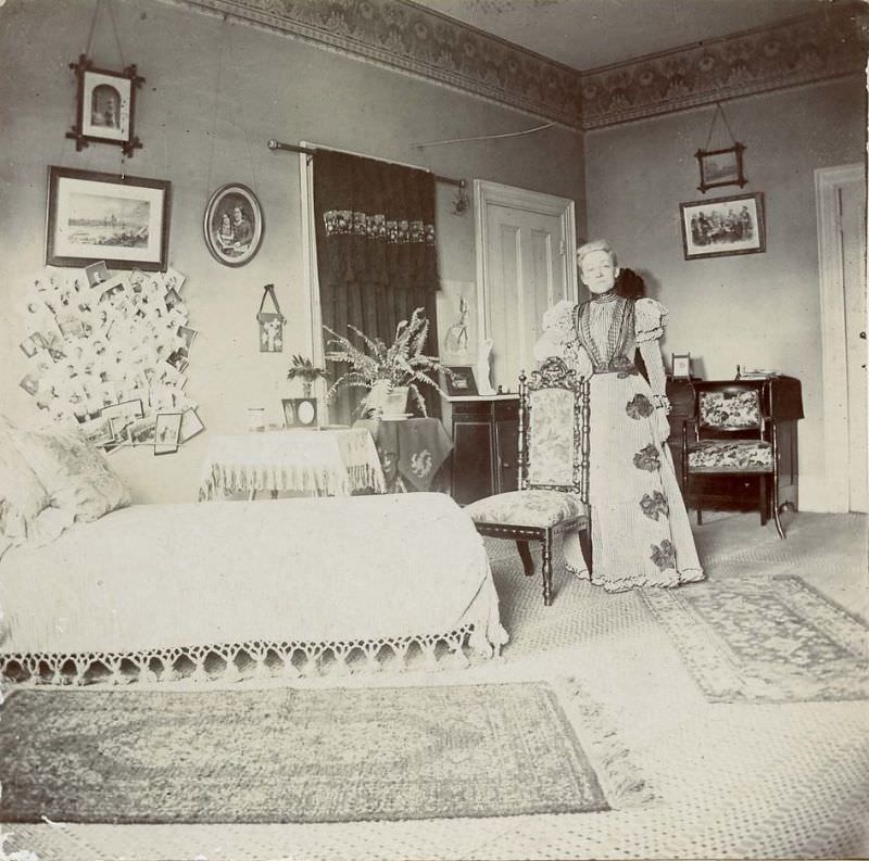 Woman standing in room