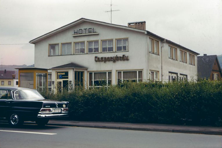 Hotel-Rasthaus somewhere between Bad Camberg and Trier, 1960s