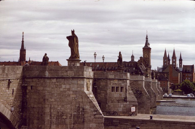 Old Main Bridge, Würzburg, 1960s