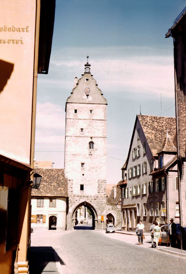 Wörnitz Gate, Dinkelsbühl, 1960s