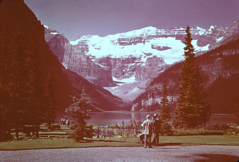 Lake Louise and Victoria Glacier, 1947