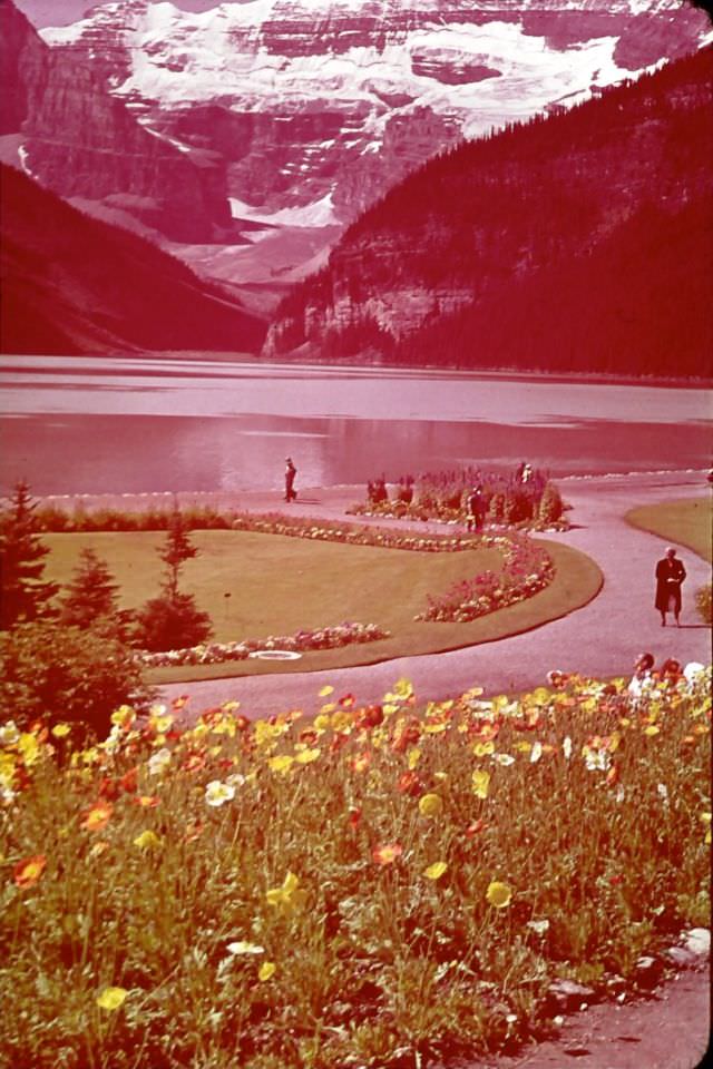 Lake Louise and Victoria Glacier, 1947