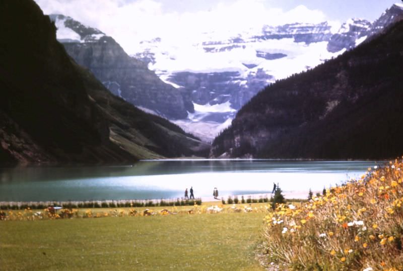 Lake Louise and Victoria Glacier, 1947