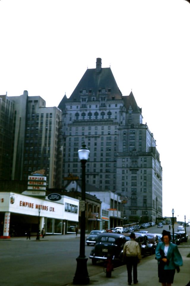 Vancouver. Hotel Vancouver on Burrard Street, 1947