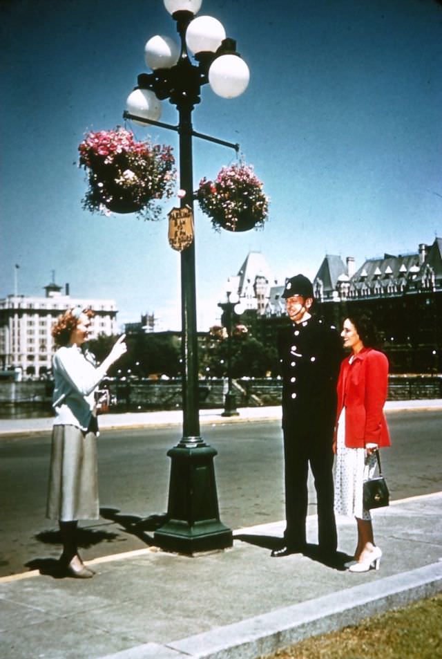 Victoria. Policeman on street, 1947