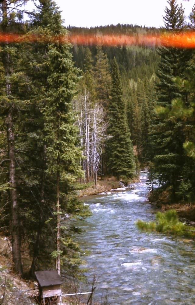 Banff. Johnston Canyon, near Banff, 1947