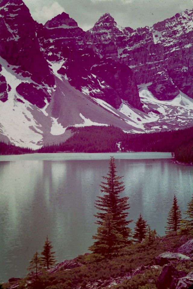 Banff. Moraine Lake and Valley of Ten Peaks, 1947