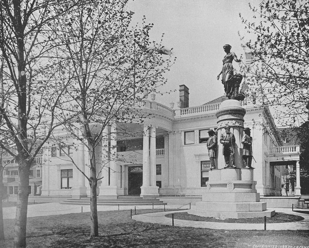 The Ohio State Building at the World's Columbian Exposition in Chicago, Illinois, 1893.