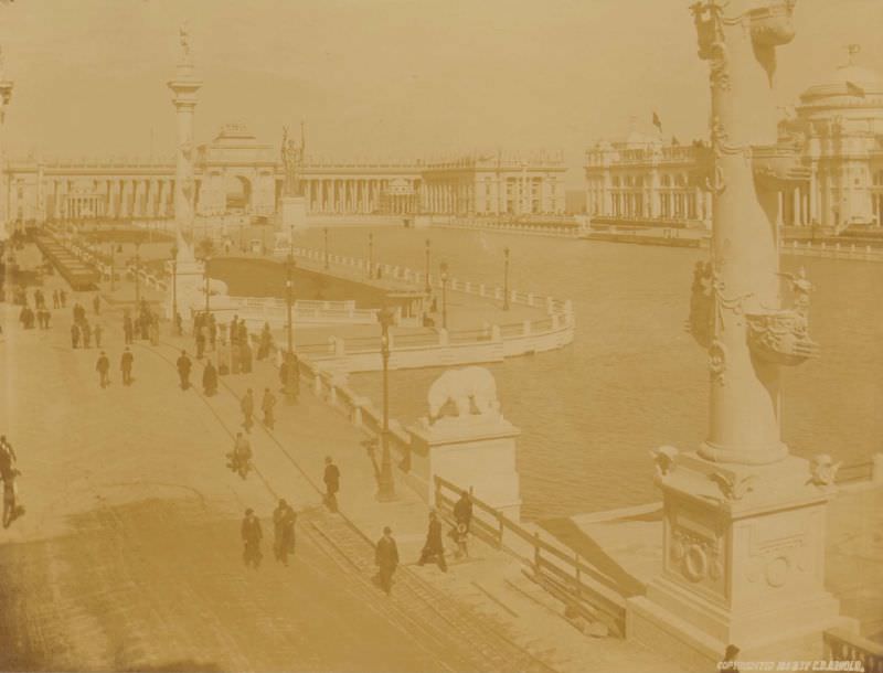 Agriculture Building on right, World's Columbian Exposition, Chicago, 1893