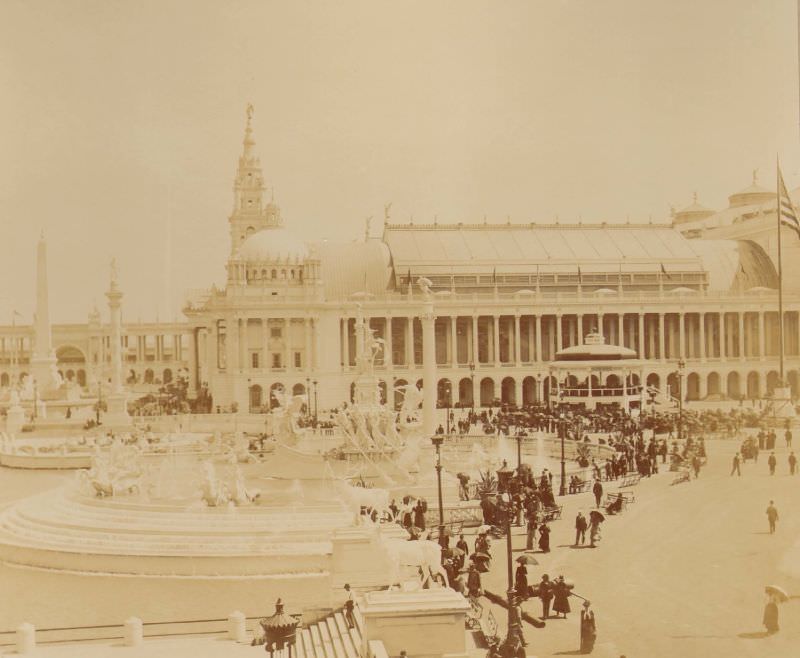 MacMonnies fountain, World's Columbian Exposition, Chicago, 1893
