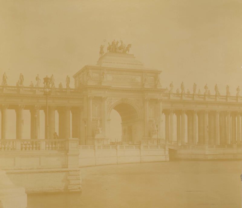 Peristyle, World's Columbian Exposition, Chicago, 1893