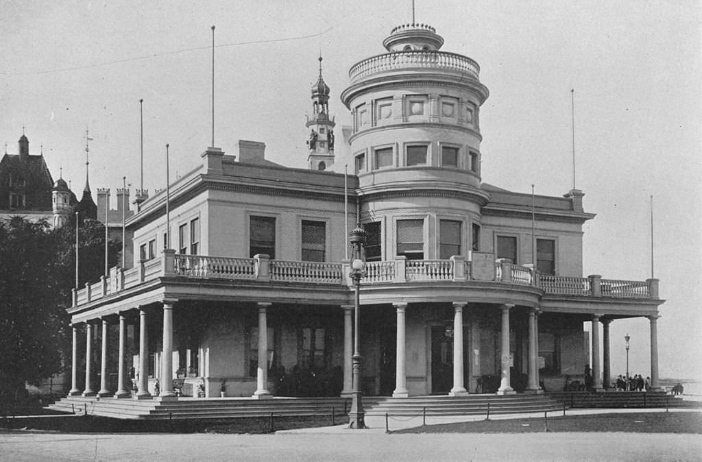 The Dominion of Canada's Building at the World's Columbian Exposition in Chicago, Illinois, 1893.