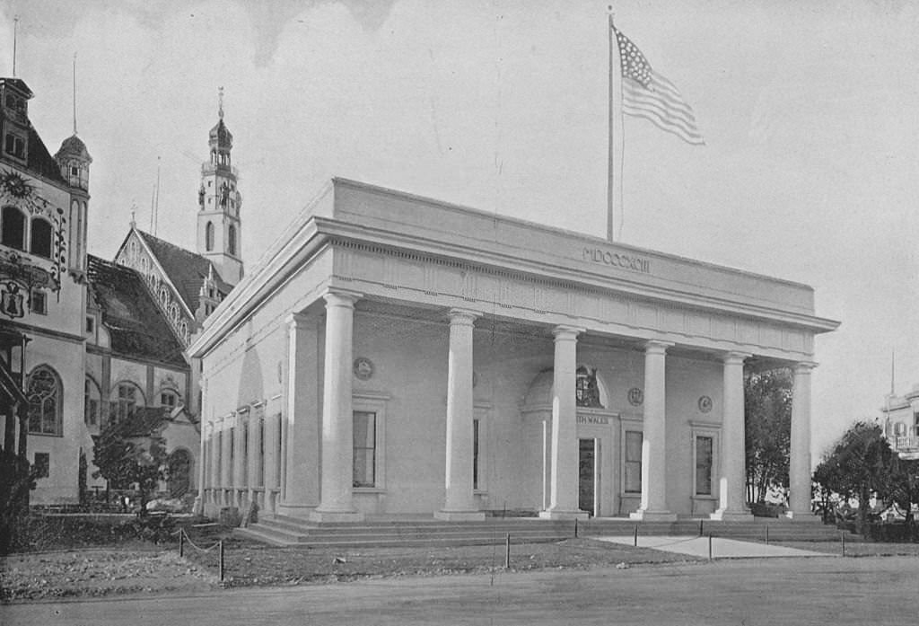 The New South Wales Building at the World's Columbian Exposition in Chicago, 1893.