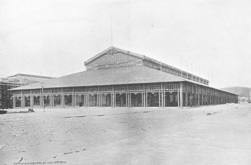 Forestry Building at the World's Columbian Exposition in Chicago, Illinois, 1893.