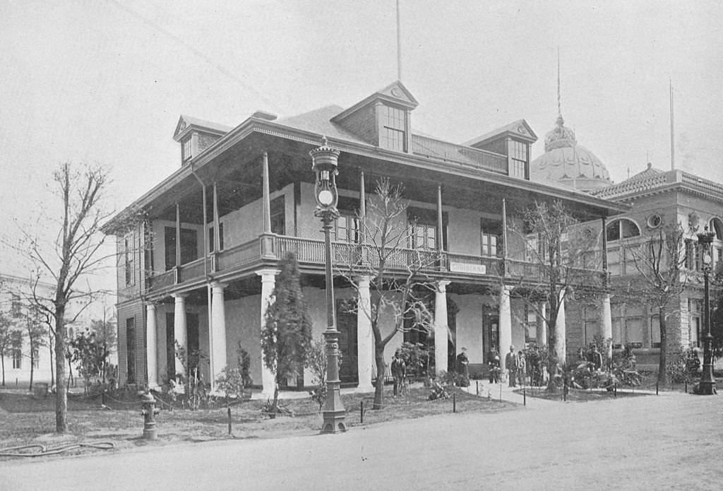 The Louisiana State Building at the World's Columbian Exposition in Chicago, Illinois, 1893.