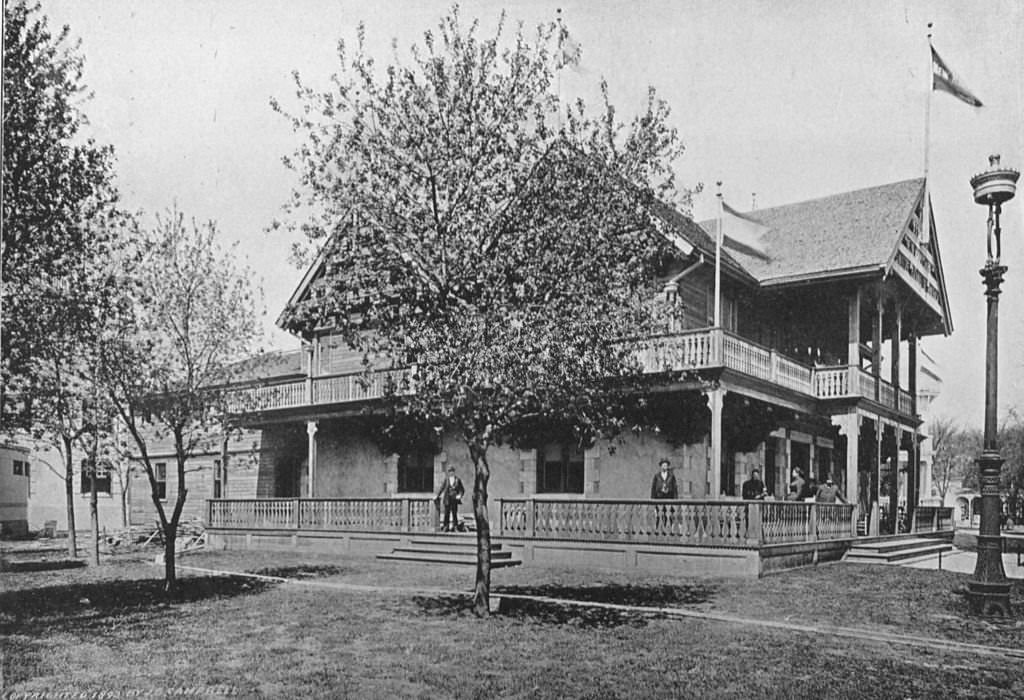 The New Hampshire State Building at the World's Columbian Exposition in Chicago, 1893.