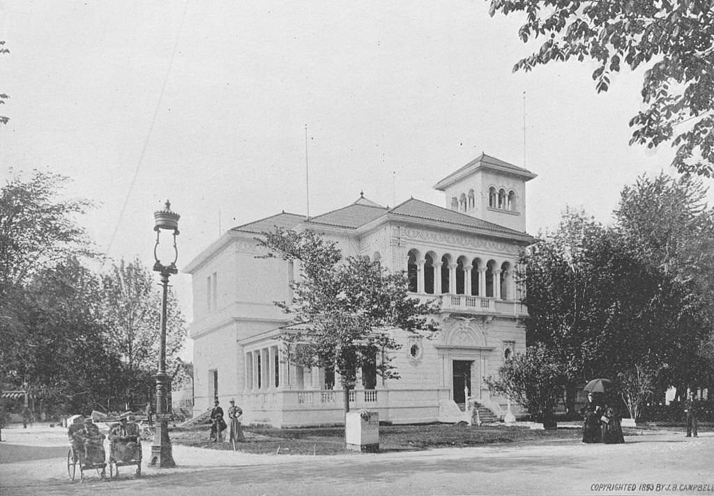 The Texas State Building at the World's Columbian Exposition in Chicago, Illinois, 1893.