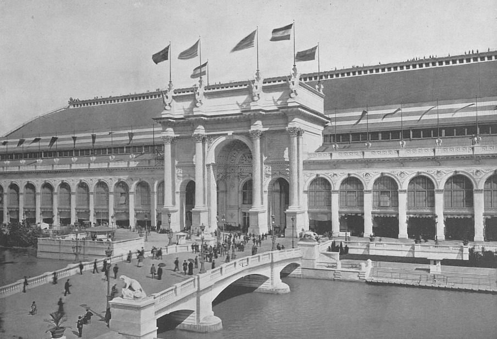 Bridge Over The Lagoon At The World's Columbian Exposition, 1893