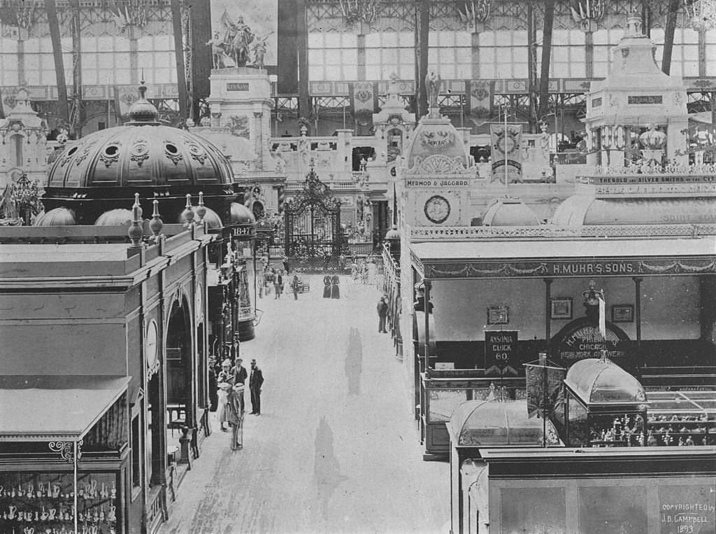 The Great Iron Gates In The German Exhibit At The World's Columbian Exposition, 1893