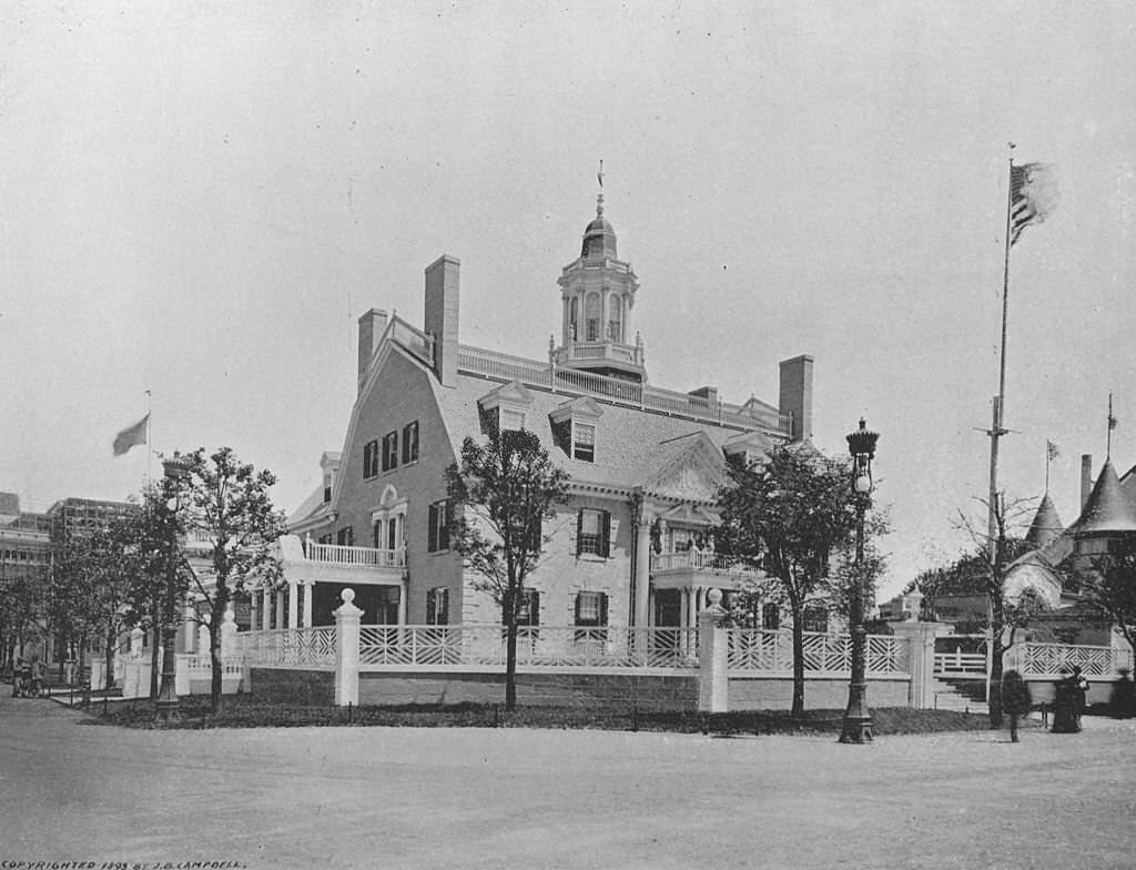 The Massachusetts State Building at the World's Columbian Exposition in Chicago, 1893.