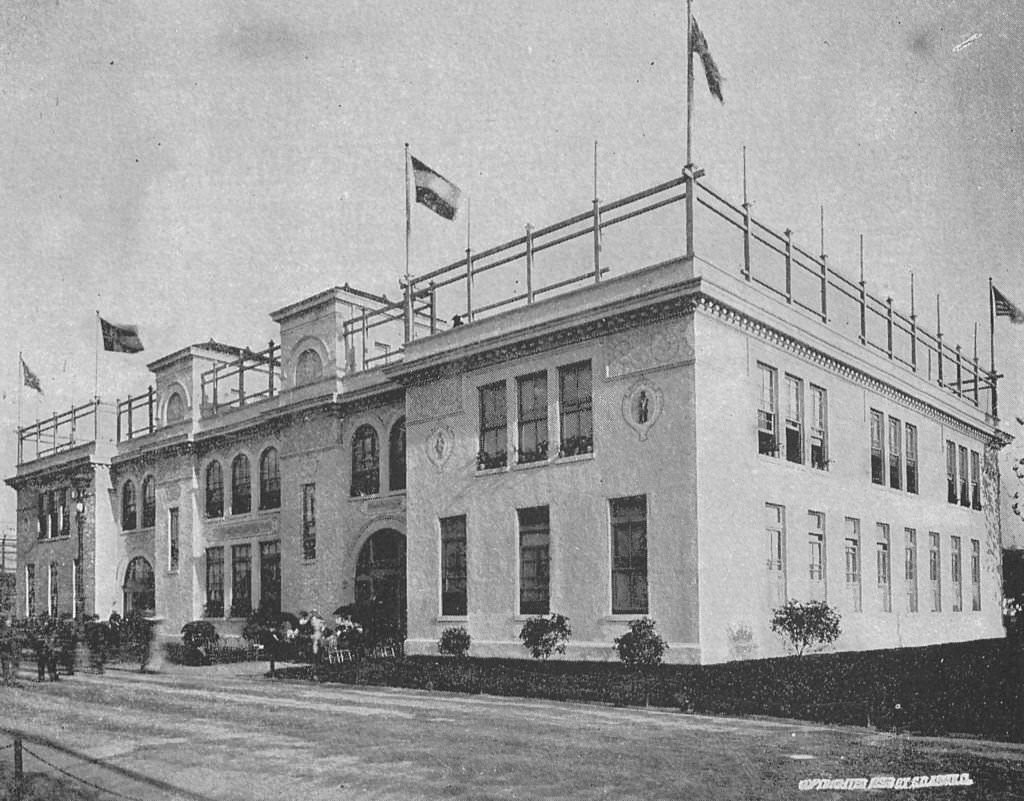 The Children's Building at the World's Columbian Exposition in Chicago, Illinois, 1893.