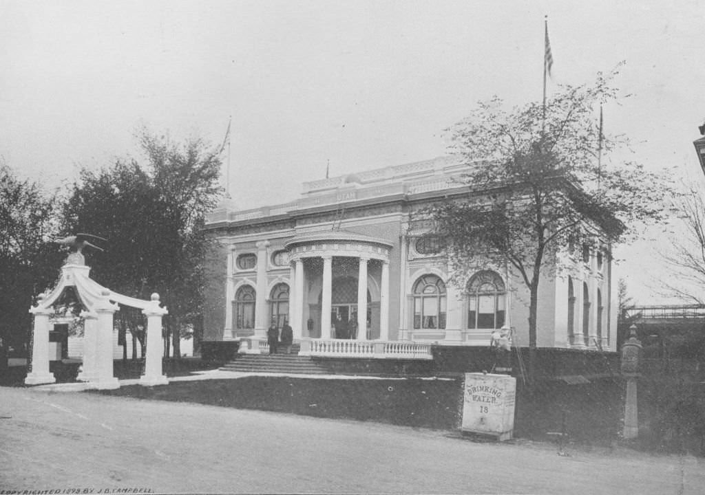 The Utah Building at the World's Columbian Exposition in Chicago, 1893.