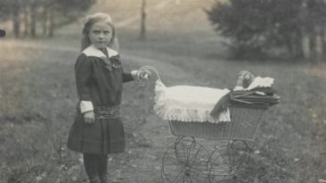 Children with their Dolls and Toys