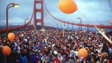 Golden Gate Bridge 50th Anniversary celebration 1987